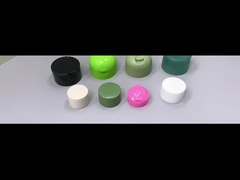 White Ribbed Skirt Hinged Flip Top Dispensing Cap Plastic PP Cap For Bottles