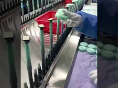 Gold Plastic Mushroom Shaped UV Screw Cap for Perfume Bottle Cosmetic Bottle