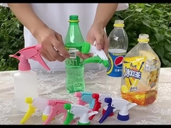 Red Plastic Hand Fine Mist Pump Sprayer Head Trigger Sprayer for bottle