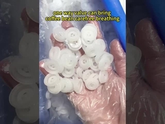 Safety Bialetti Pressure Valve White Plastic Degassing Valve To Air Exhaust Coffee Bean Packaging