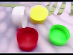 Gold Plastic Mushroom Shaped UV Screw Cap for Perfume Bottle Cosmetic Bottle