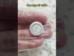 Coffee Packaging Valve One Way Gusted Plastic White 0.82 G Per Valve For Keep Coffee Fresh