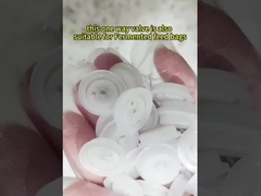Coffee Valve One Way Degassing Valve For Cosmetic Self Sealing Plastic Film Bag