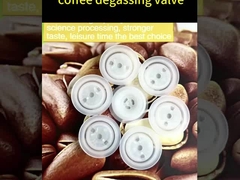 Biodegradable Coffee One Way Valve Transparent Valves For Flexible Packing Bag