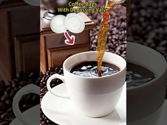 Small Plastic HDPE Coffee One Way Gas Exhaust Valve For Food Bag Packaging