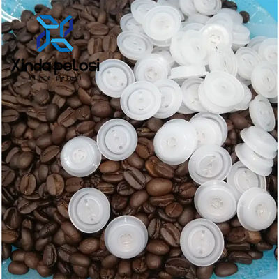 Bolsas de granos de café biodegradables a granel con válvula de plástico blanco 0,83 g por válvula Bialetti válvula de presión de escape de aire