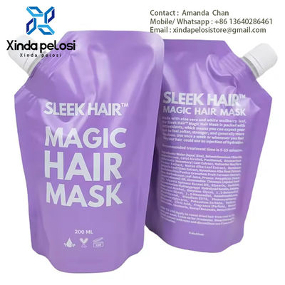 Special Shape Plastic Stand Up Spout Pouch Bag For Juice Soft Drink And Fruit Juice Packaging