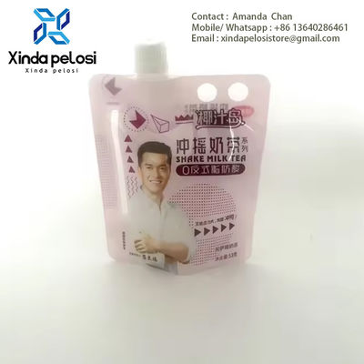 Bolsas de soporte personalizadas Bolsas de soporte para alimentos Bolsas de vino de gran capacidad con gusanos