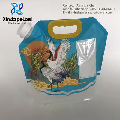 Diseño personalizado Reutilizable Stand Up Pocket Spout para embalaje de cerveza