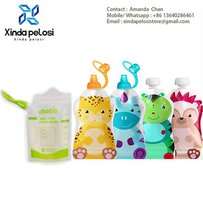 Die Cut Heat Seal Printed Child-Proof Holographic Stand Up Pouch Packaging For Food Storage