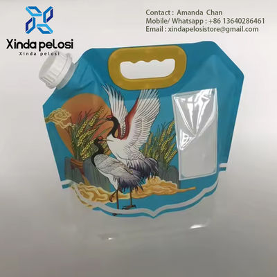 Bolsa de envasado para grandes bolsas de envasado de polvo de arroz de plástico bolsas de envasado de alimentos