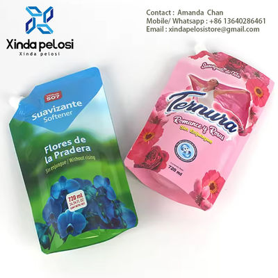 Bolsas de embalaje de boquilla de alimentos impresas a medida Bolsas de embalaje de embalaje con boquilla