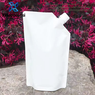 Stand Pouch With Special Shape Laminated Materiel For Juice Or Water Or Wine Packing And So On
