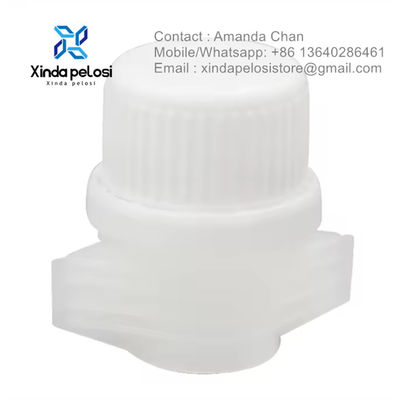 Ponte de pie Bolso Garrafa tapa Jugo de plástico Garrafa de plástico y tapa