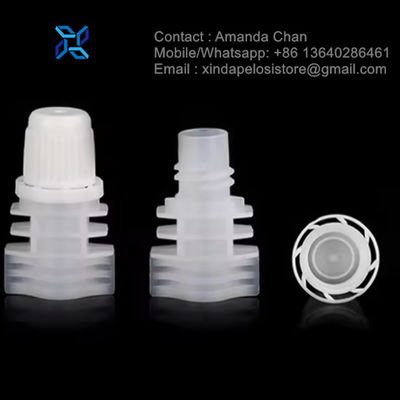 Accept Size & Color Plastic Juice Pouch Screw Cap Plastic Spout Caps For Liquid Pouch Bag