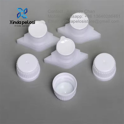 Custom Color Doypack Spout Plastic Screw Spout And Cap On Sale For Big Liquid Food Bag