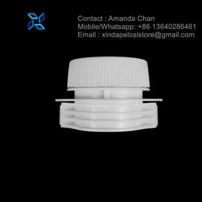 Aangepaste plastic schroefdop met spout grote grootte water of bier plastic spout en dop