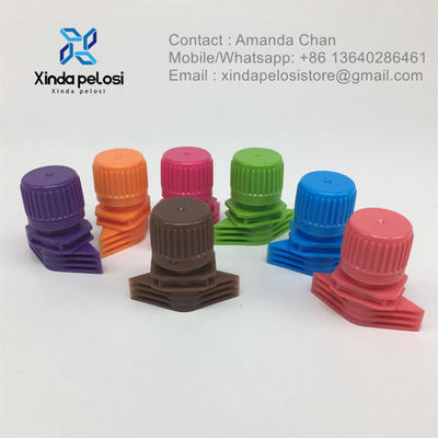 Bolsas de plástico para líquidos colorido boca de plástico y tapa para el té de leche embalaje