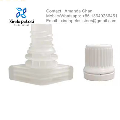 Tamaño personalizado Precio de fábrica Garrafa de frío de tapa de plástico con tapa de tornillo para bolsas de garrafa líquida