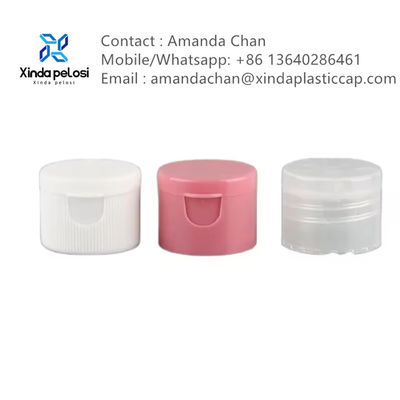 Plastico personalizado cualquier color sellos de tornillo tapa tapa Flip Top Cap para botella cosmética