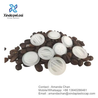 Válvulas de liberación de válvulas de café de un solo sentido para bolsas de gasete biodegradables